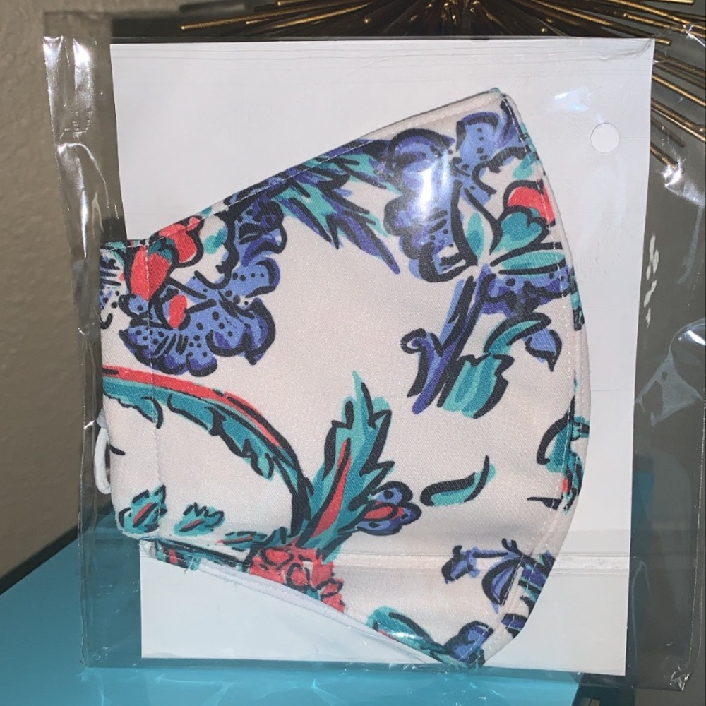 Authentic Tory Burch Printed Seasonal Face Mask